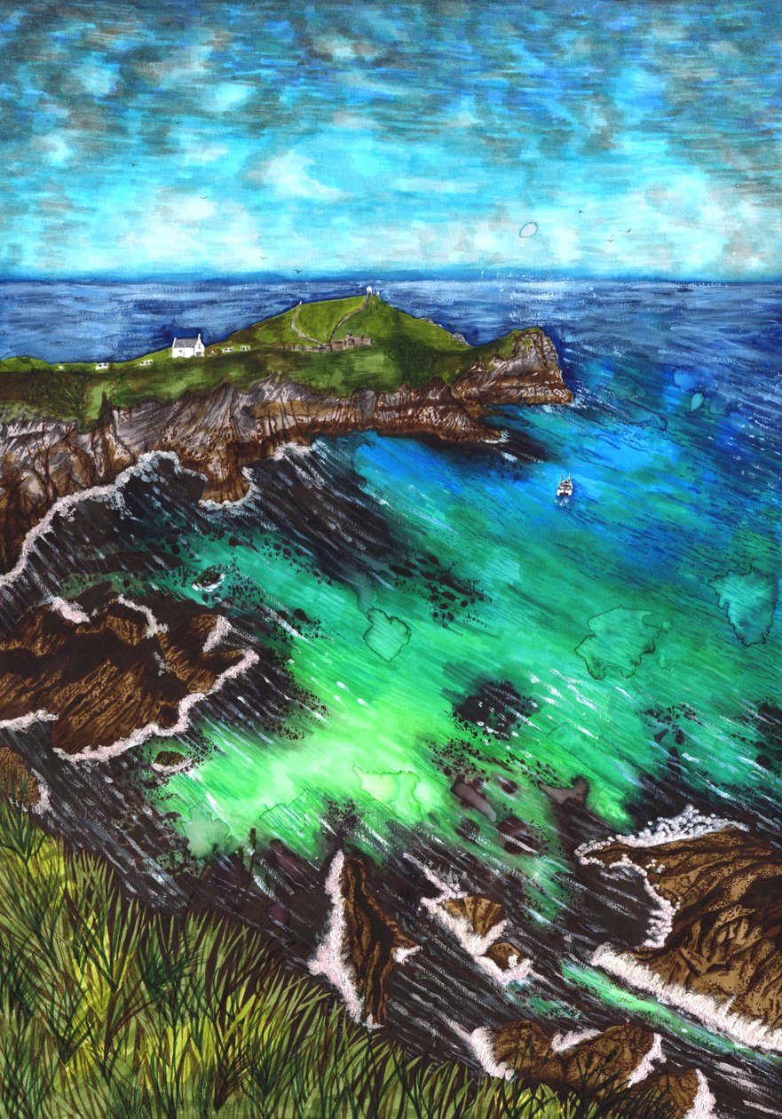 Newquay, Kornwalia, 2021 autorstwa Charlotte Orr