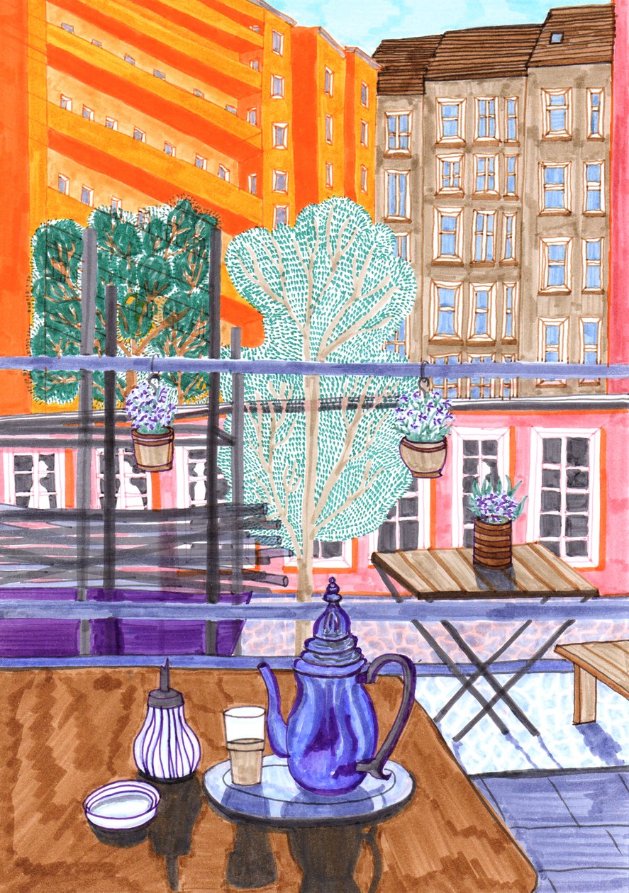 Prenzlauer Berg, 2017 (pędzelki) autorstwa Charlotte Orr
