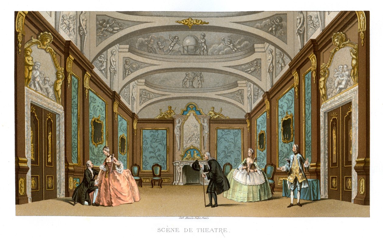 Scena ze sztuki teatralnej, 1885 r. autorstwa Charpentier