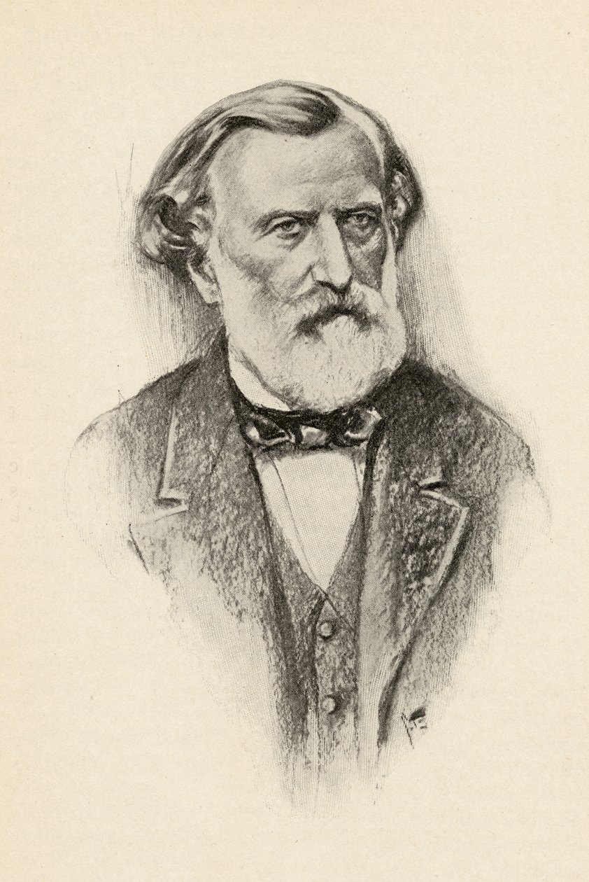 Ambroise Thomas (1811-96), ilustracja z książki "The Lure of Music" autorstwa Olin Downes, 1922 r. autorstwa Chase Emerson