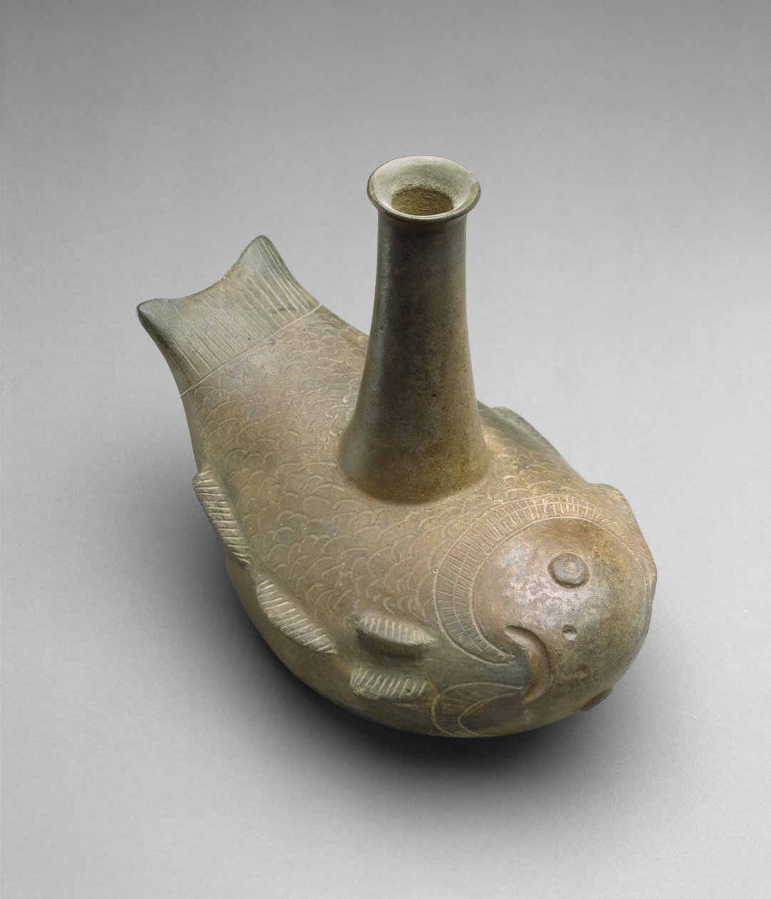 Naczynie Rybne, 450-200 pne (ceramika nacinana) autorstwa Chavin Chavin