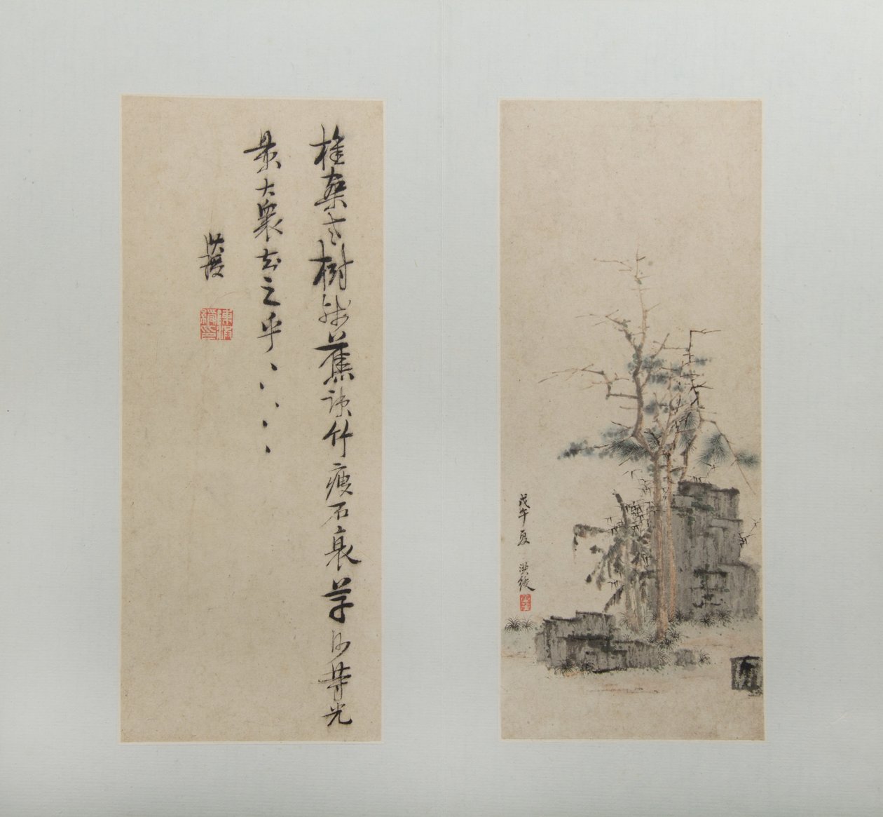 Pejzaże, Figury i Kwiaty z lat 1618-22. autorstwa Chen Hongshou