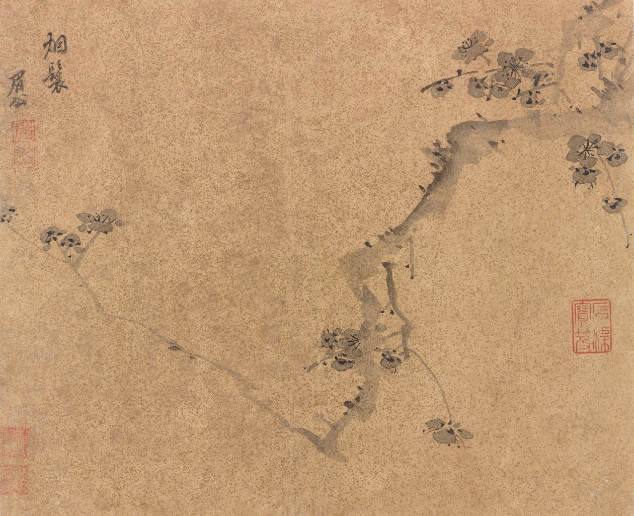 Gałązka Śliwkowa, dynastia Ming, ok. 1580-1639. autorstwa Chen Jiru