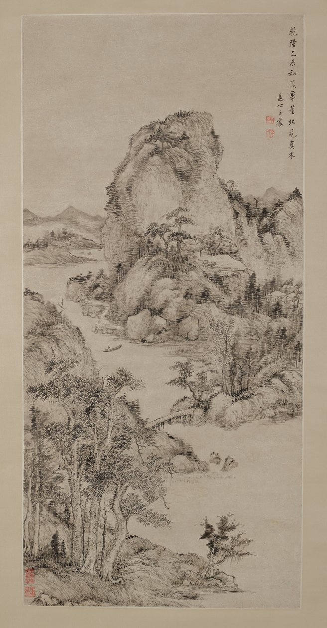 Krajobraz po Dong Yuan autorstwa Chen Wang