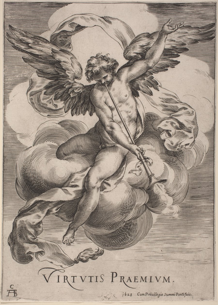 Figura alegoryczna: Nagroda Cnoty, 1628. autorstwa Cherubino Alberti