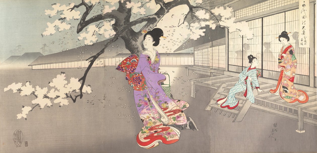 Chiyoda Castle Album of Women, 1895., 1895. autorstwa Chikanobu Yoshu