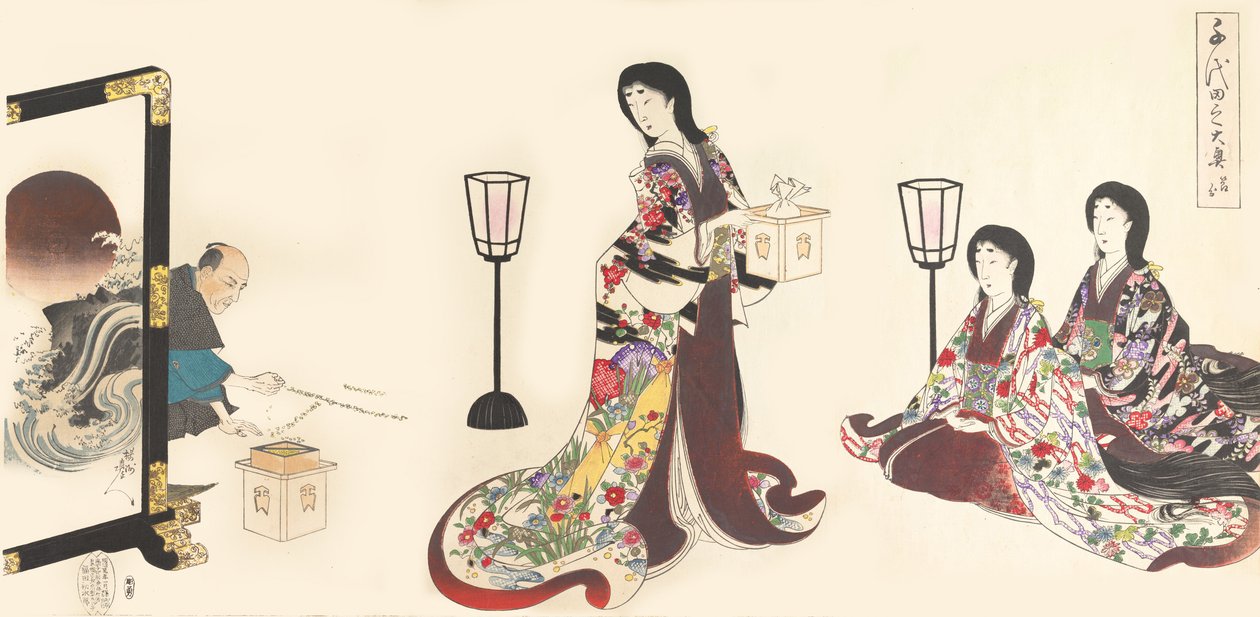 Chiyoda Castle Album of Women, 1895., 1895. autorstwa Chikanobu Yoshu