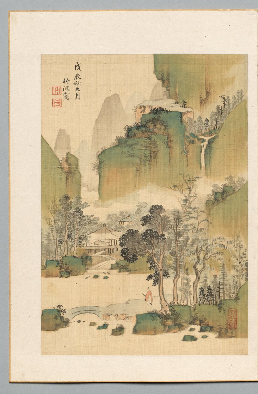 Krajobraz, 1808. autorstwa Chikuto Nakabayashi
