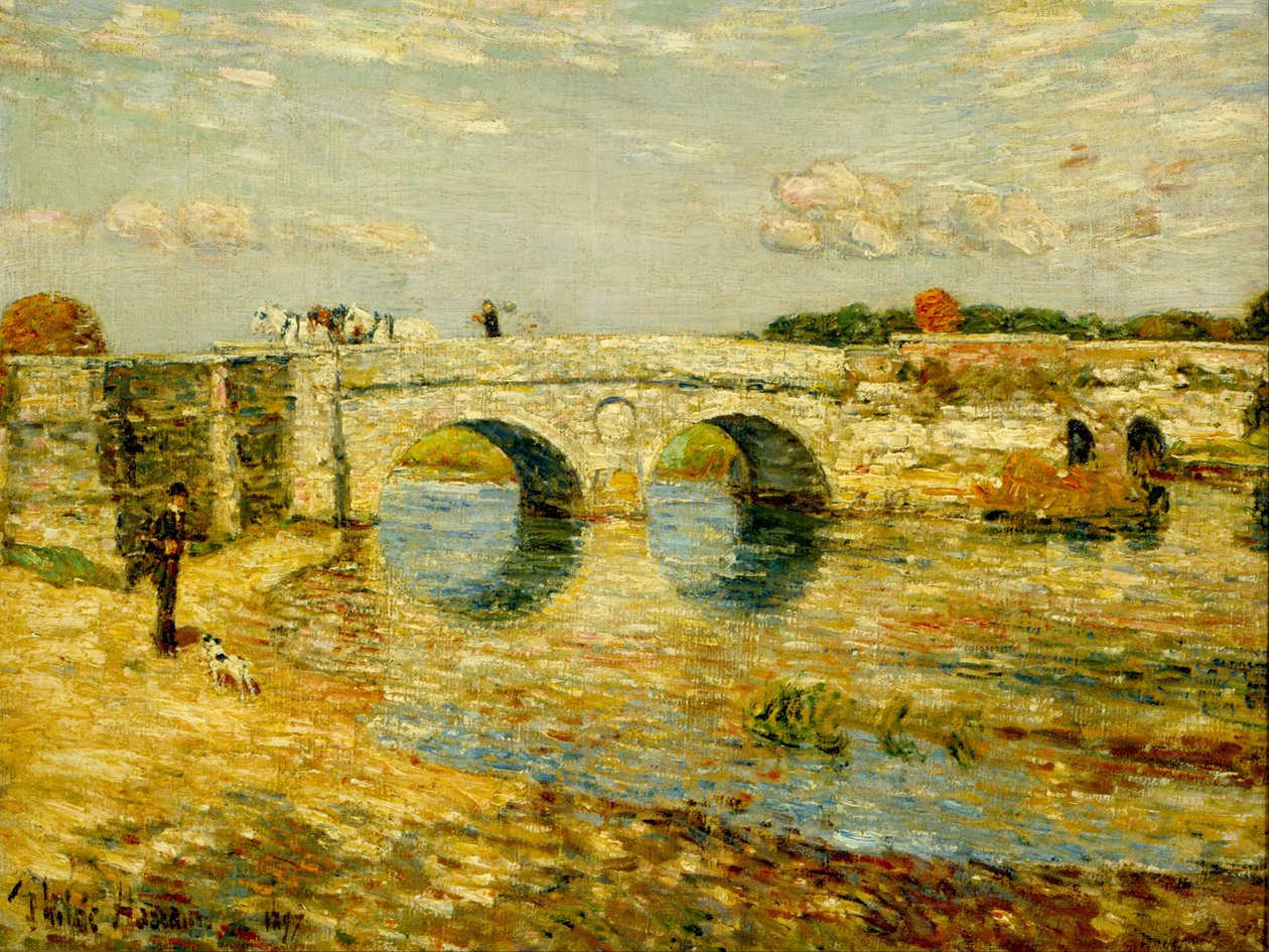 Most nad Stour autorstwa Childe Hassam