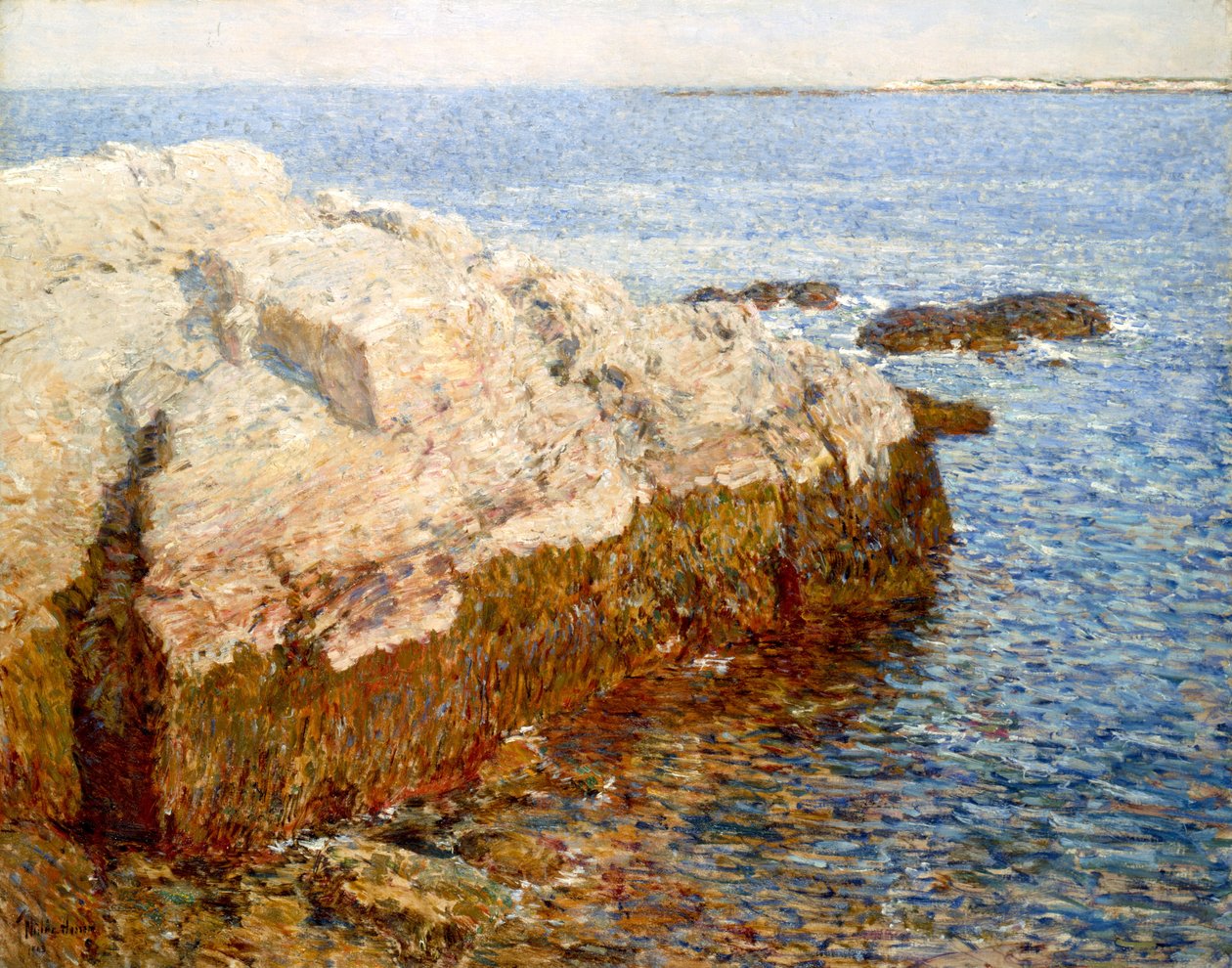 Skała klifowa autorstwa Childe Hassam