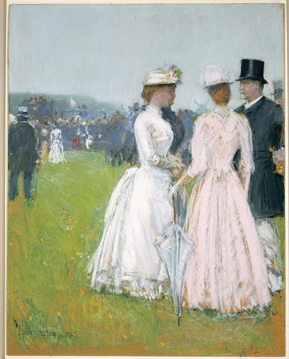 Na Grand Prix de Paris autorstwa Childe Frederick Hassam