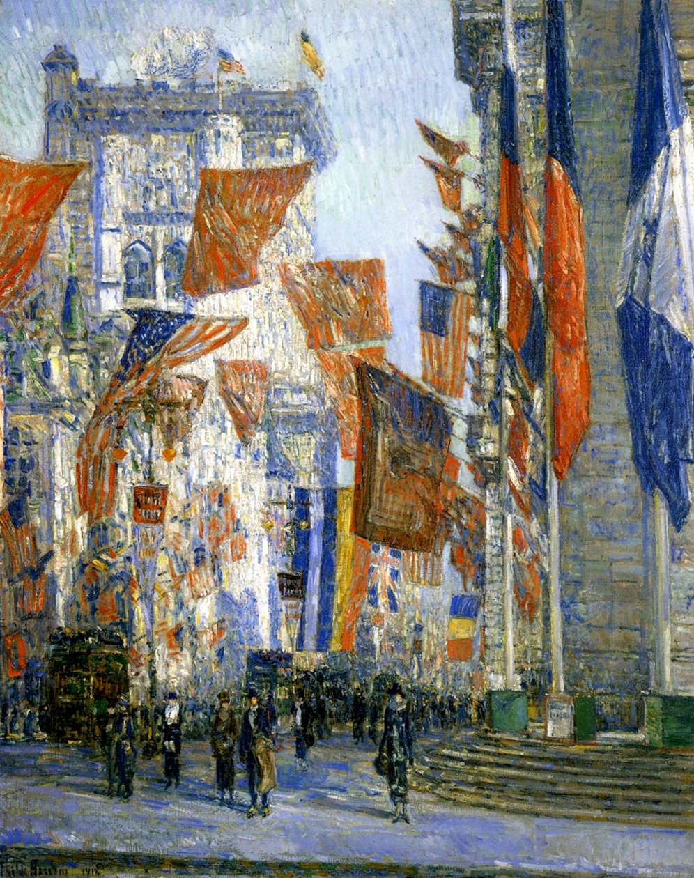 Aleja Aliantów autorstwa Childe Frederick Hassam