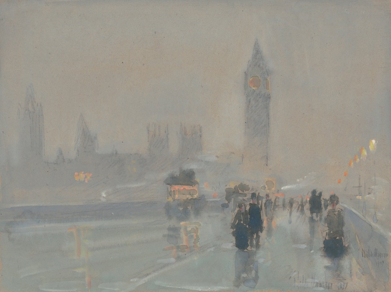 Big Bena autorstwa Childe Frederick Hassam
