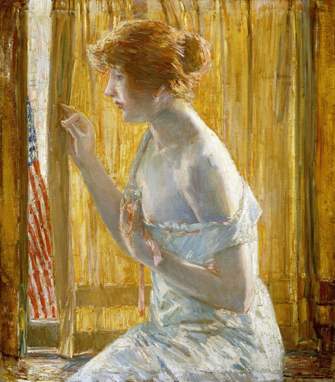 Chłopcy maszerujący autorstwa Childe Frederick Hassam