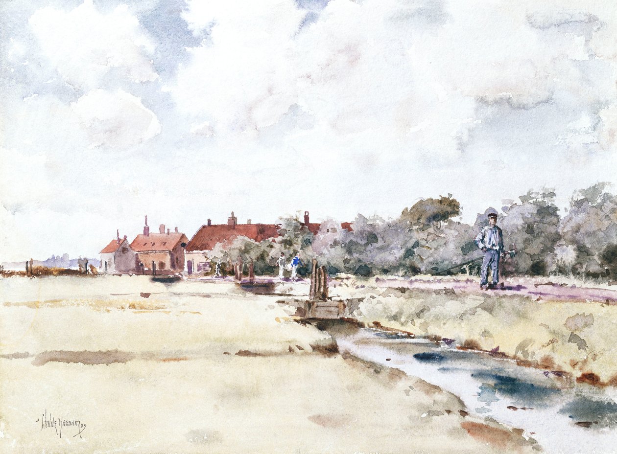 Scena Kanału autorstwa Childe Frederick Hassam