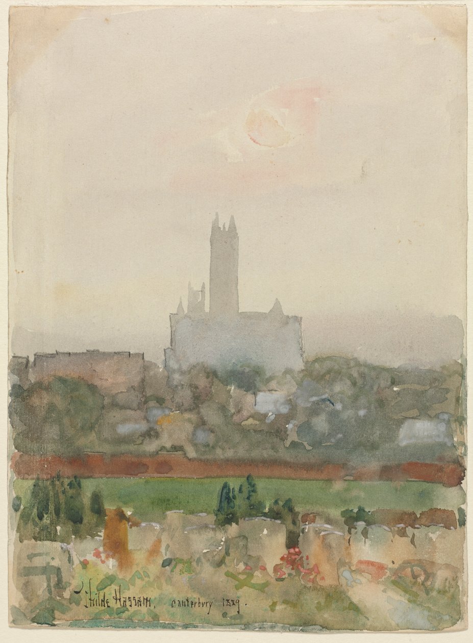 Katedra w Canterbury autorstwa Childe Frederick Hassam