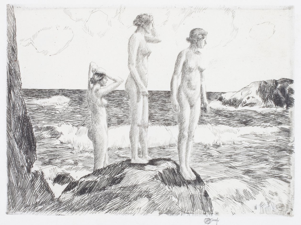 Kąpiele głębinowe autorstwa Childe Frederick Hassam