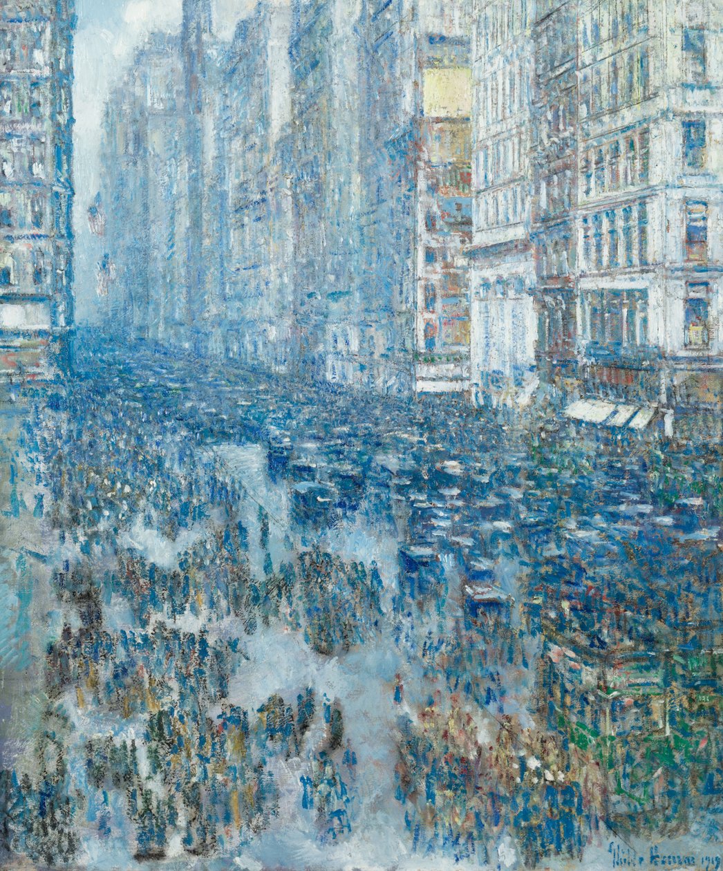 Piąta aleja autorstwa Childe Frederick Hassam