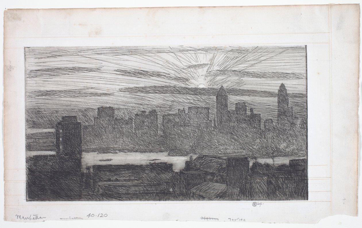 Manhattan autorstwa Childe Frederick Hassam