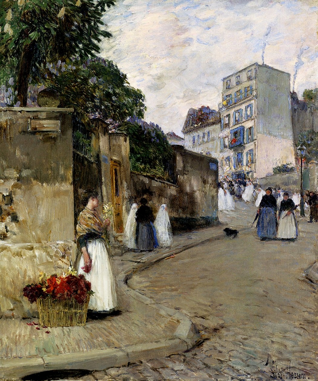 Montmartre, Paryż autorstwa Childe Frederick Hassam