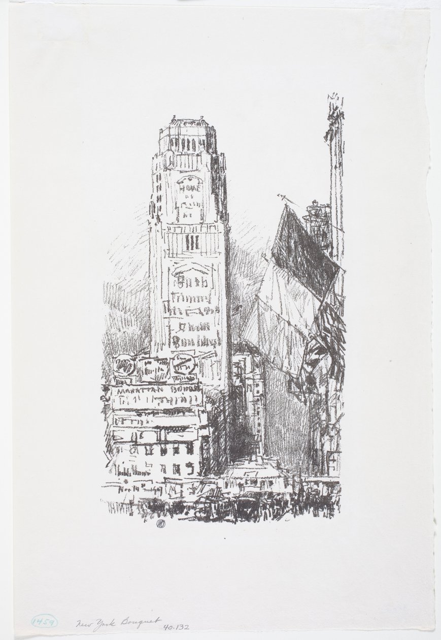Esmalte de buquê de Nova York autorstwa Childe Frederick Hassam