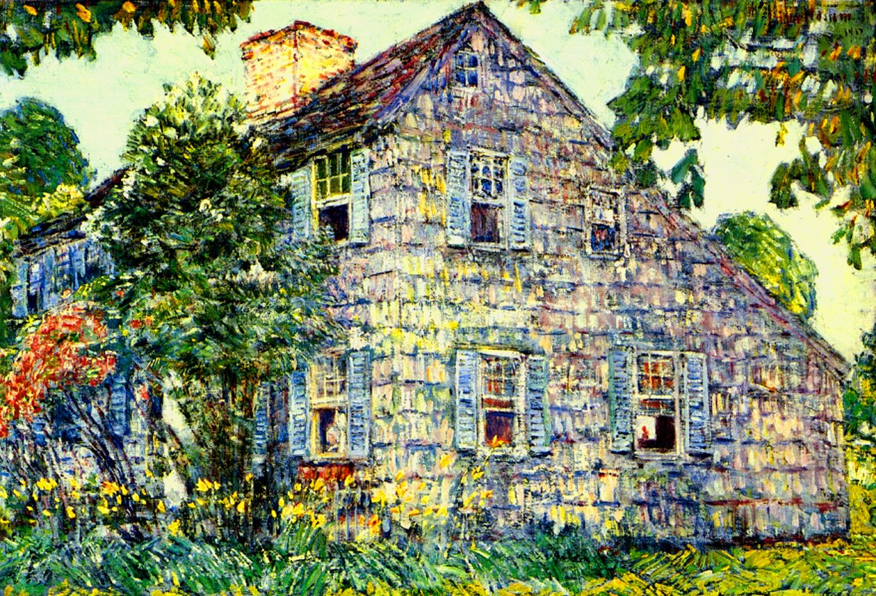 Stary dom, East Hampton autorstwa Childe Frederick Hassam
