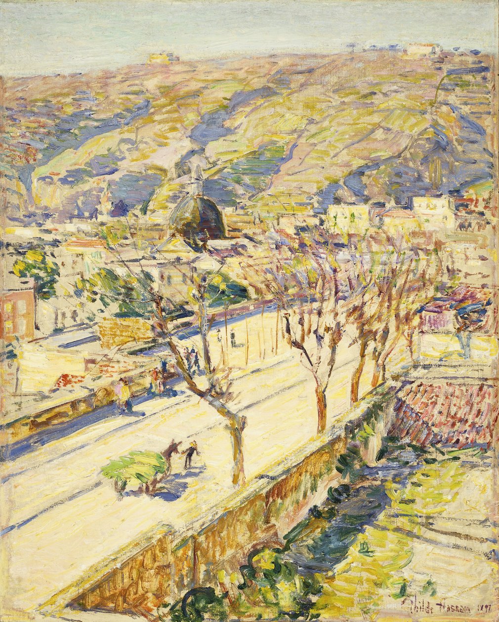Posillipo, Włochy autorstwa Childe Frederick Hassam