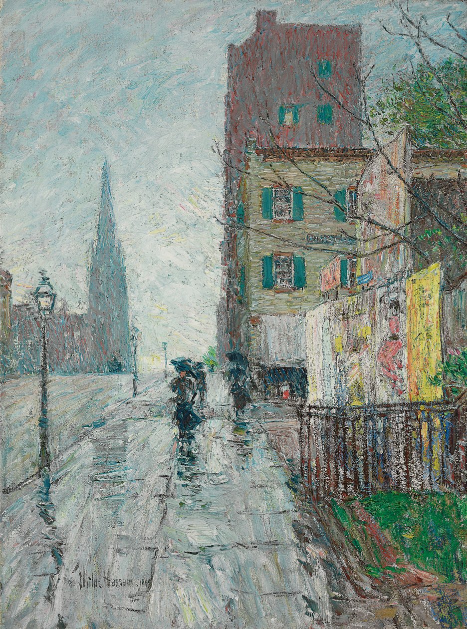 Deszczowy dzień autorstwa Childe Frederick Hassam