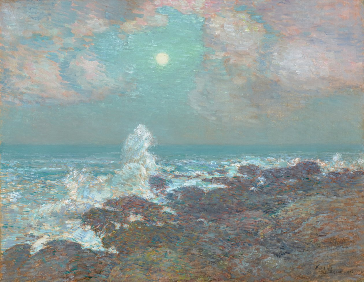 Seascape-Isles of Shoals 1902 (olej na płótnie) autorstwa Childe Frederick Hassam