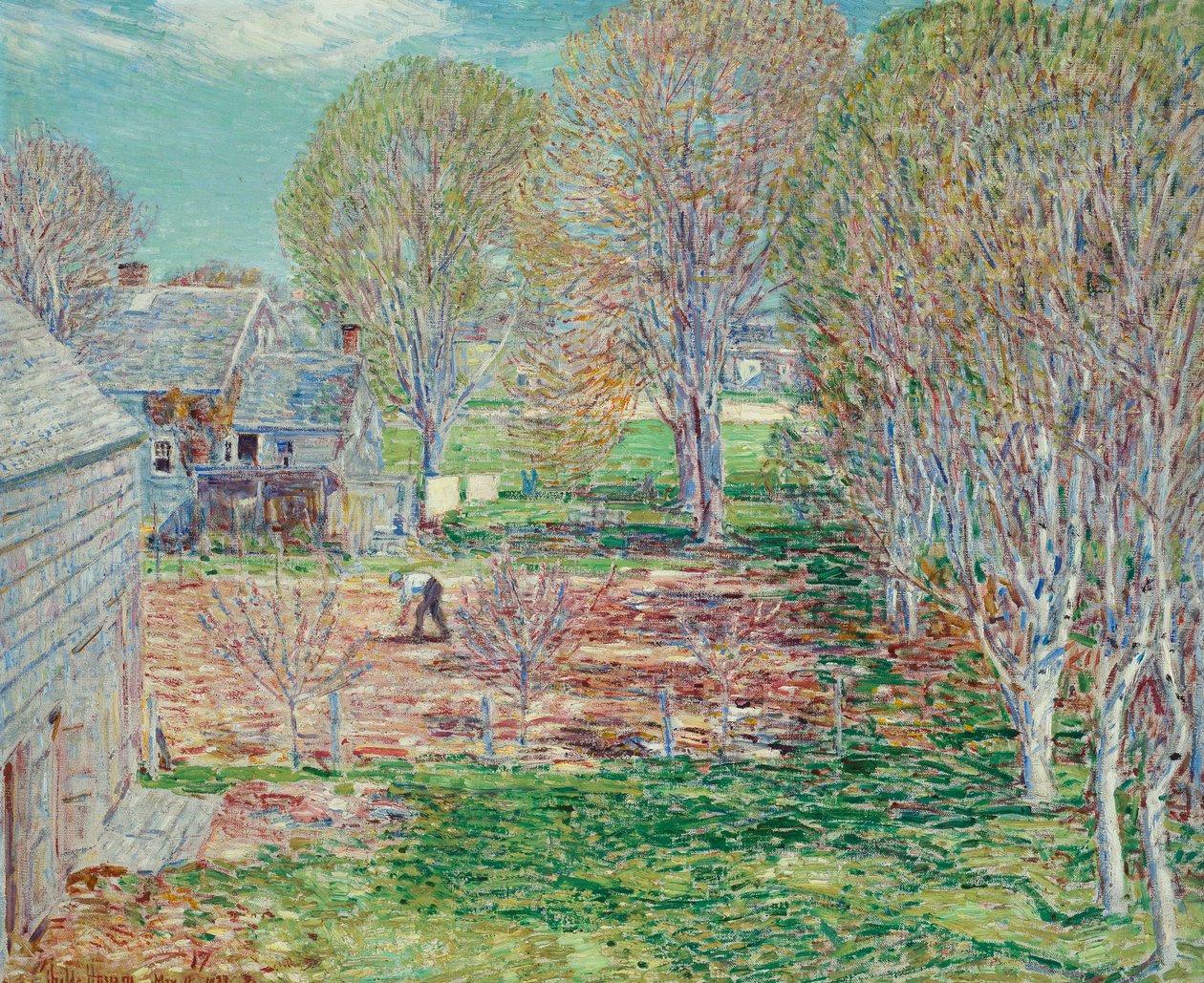 Sadzenie wiosenne autorstwa Childe Frederick Hassam