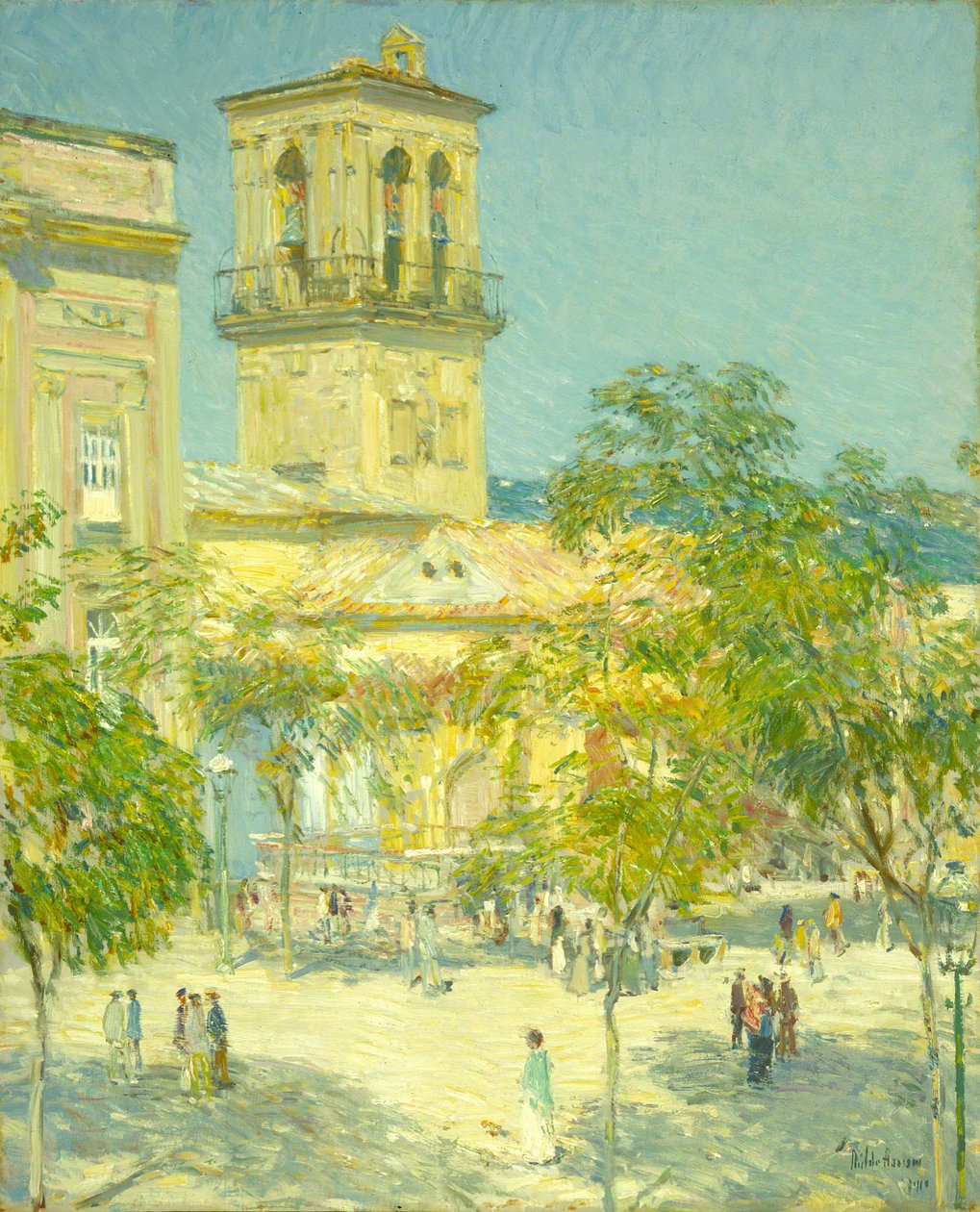 Ulica Wielkiego Kapitana, Kordoba autorstwa Childe Frederick Hassam