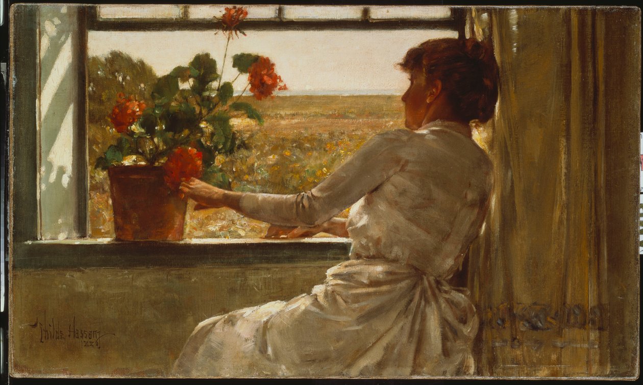 Letni wieczór autorstwa Childe Frederick Hassam