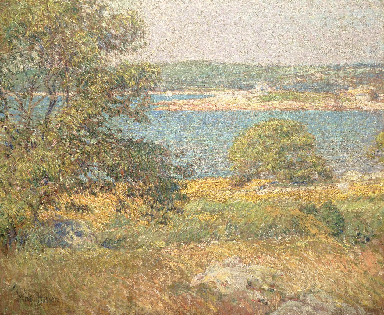 Wyspa Dziesięciu Funtów, c.1896-99 (olej na płótnie) autorstwa Childe Frederick Hassam