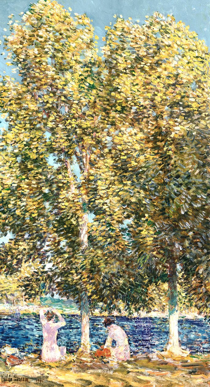 Kąpiący się autorstwa Childe Frederick Hassam