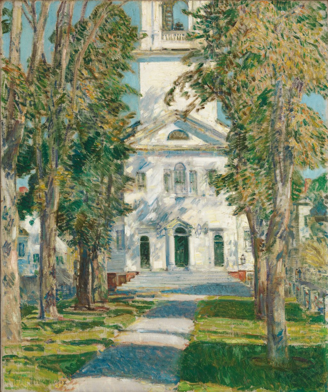 Kościół w Gloucester autorstwa Childe Frederick Hassam