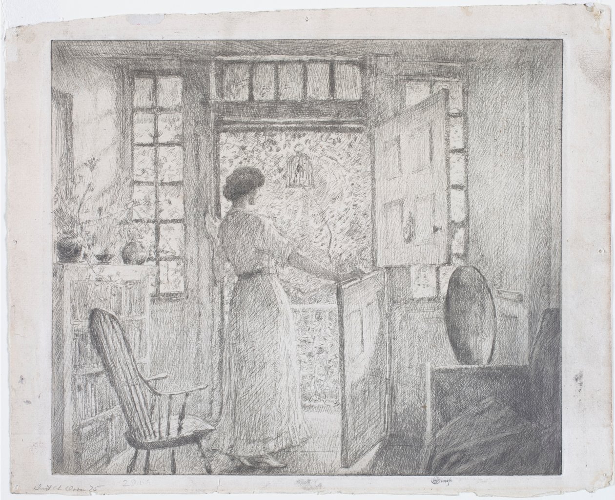 Holenderskie drzwi autorstwa Childe Frederick Hassam