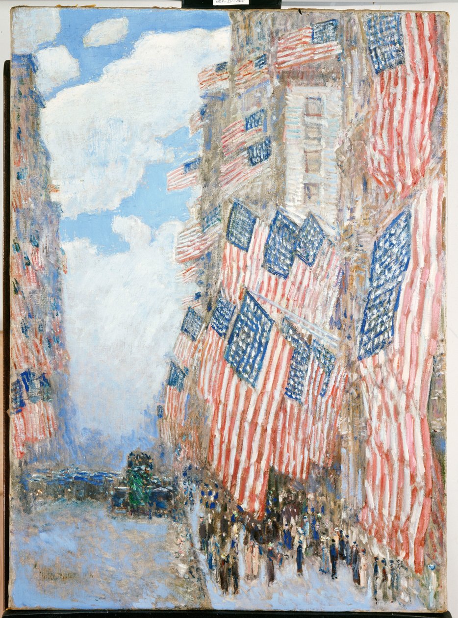 Czwarty lipca autorstwa Childe Frederick Hassam