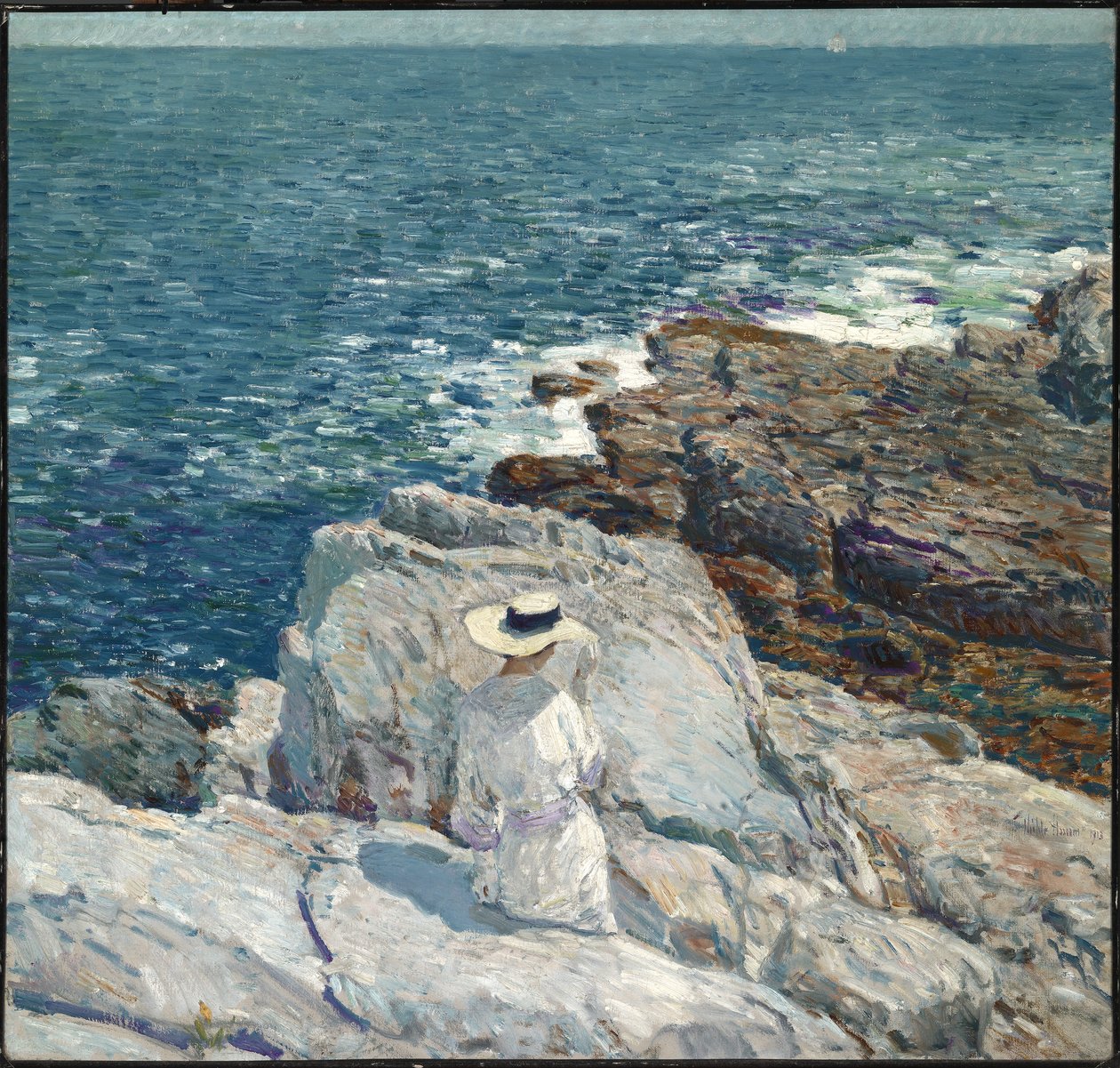 Południowe Półki, Appledore autorstwa Childe Frederick Hassam