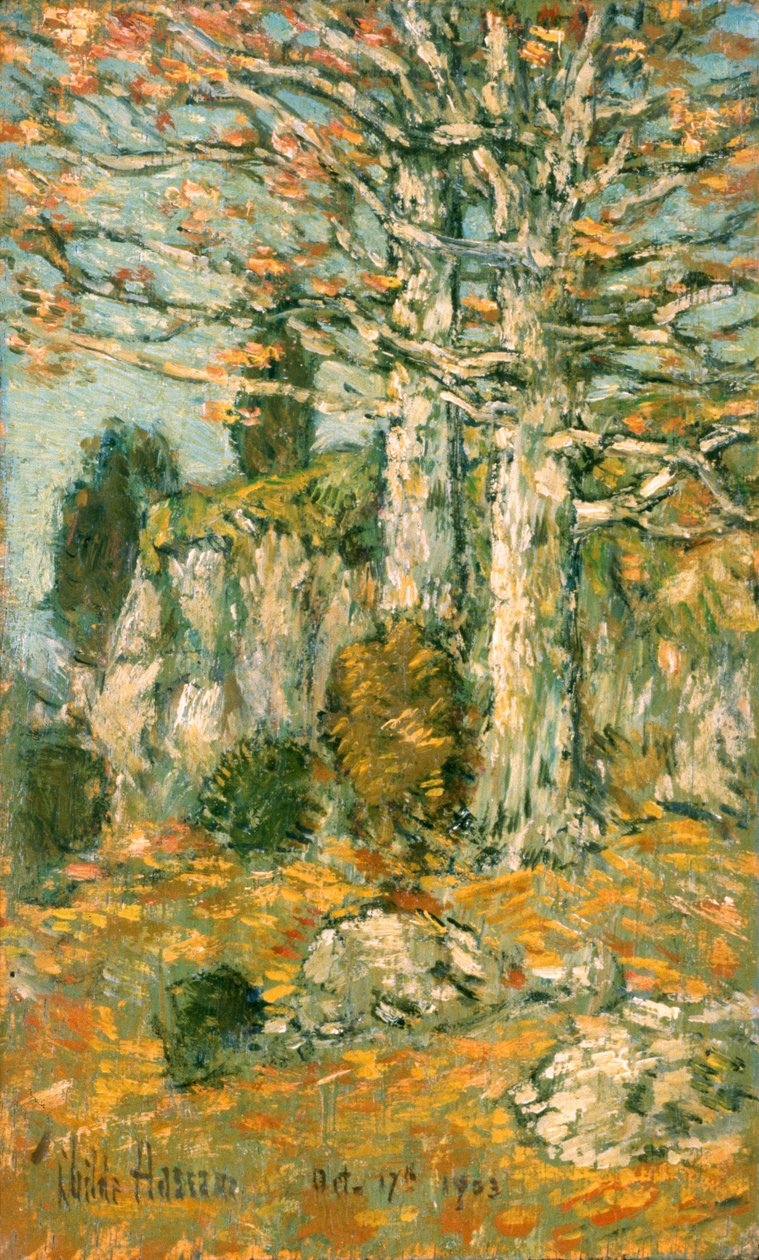 Krajobraz drzewa autorstwa Childe Frederick Hassam