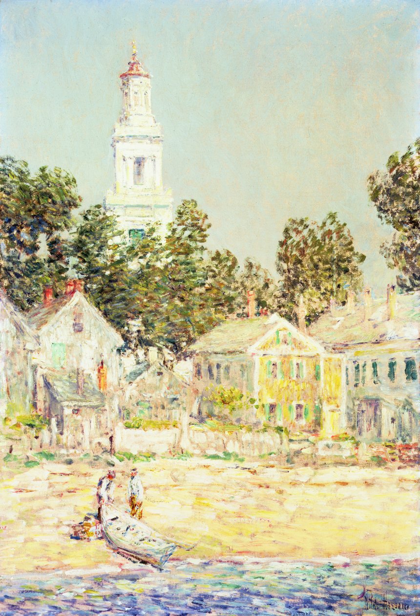 Biały Kościół, Provincetown autorstwa Childe Frederick Hassam