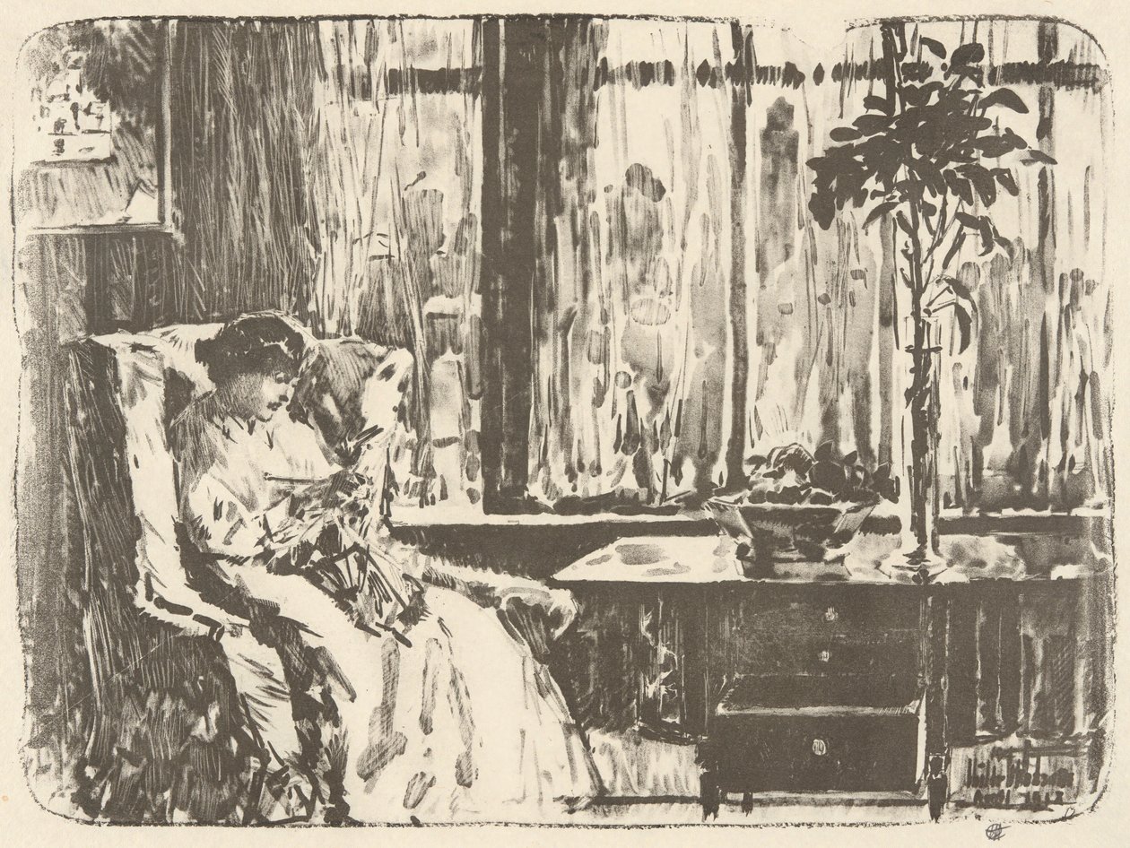 Szeroka kurtyna autorstwa Childe Hassam