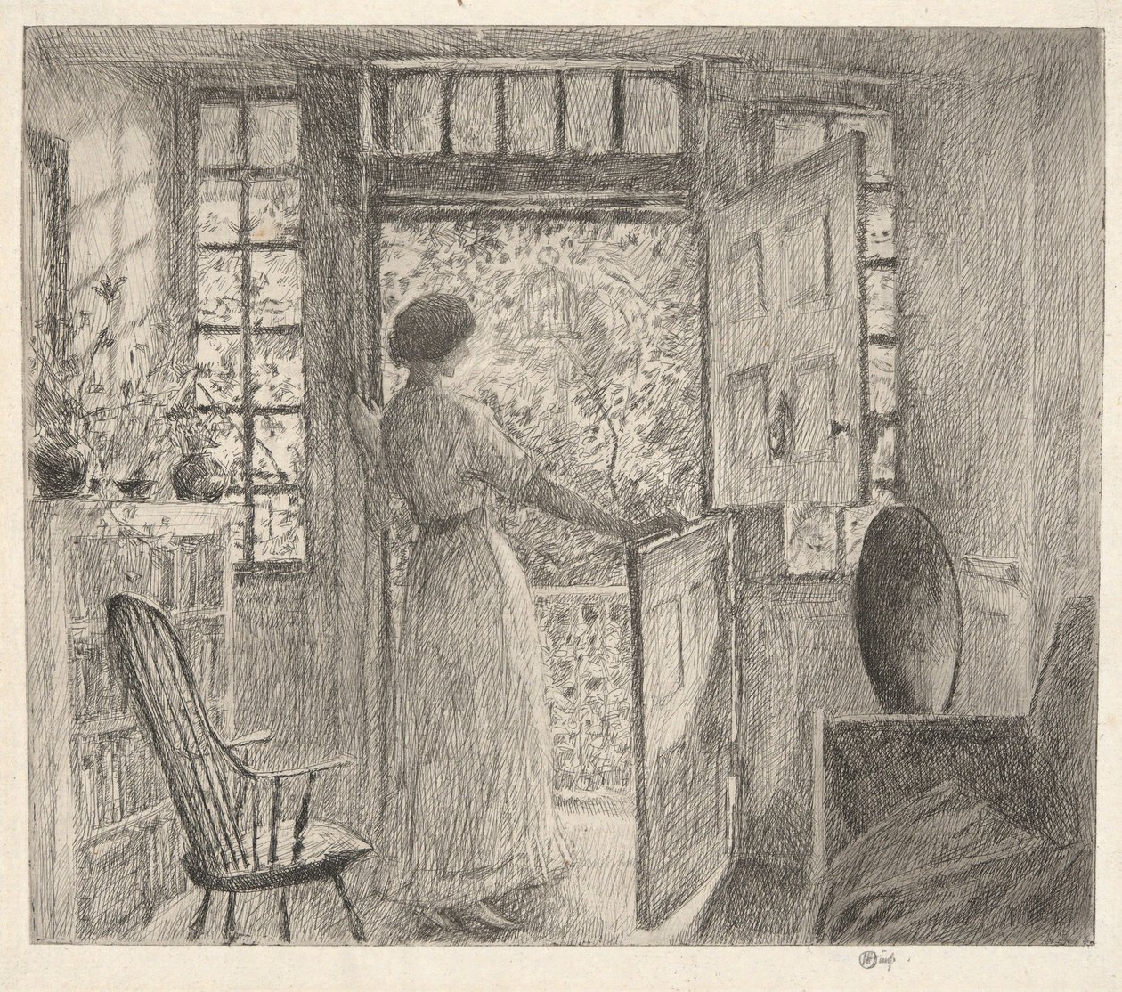 Dutch Door autorstwa Childe Hassam