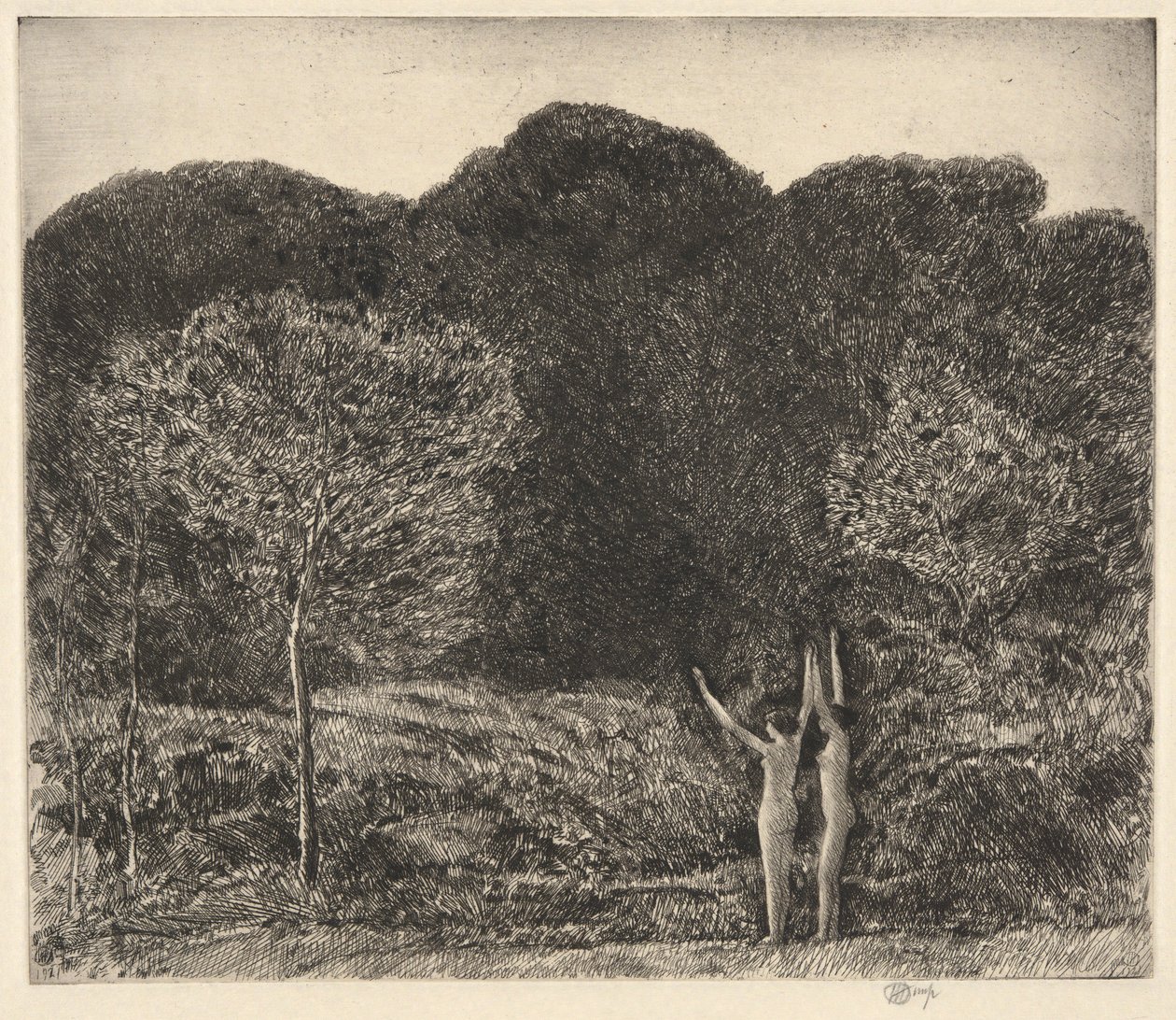 Wieczór, Easthampton autorstwa Childe Hassam