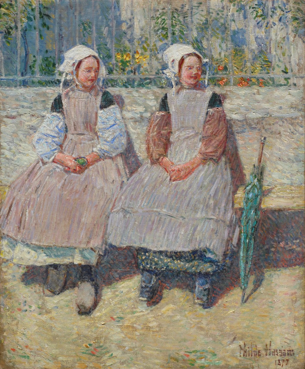 W świetle słonecznym autorstwa Childe Hassam