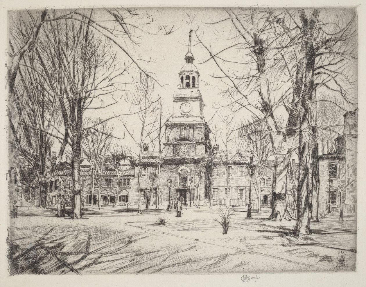 Independence Hall autorstwa Childe Hassam