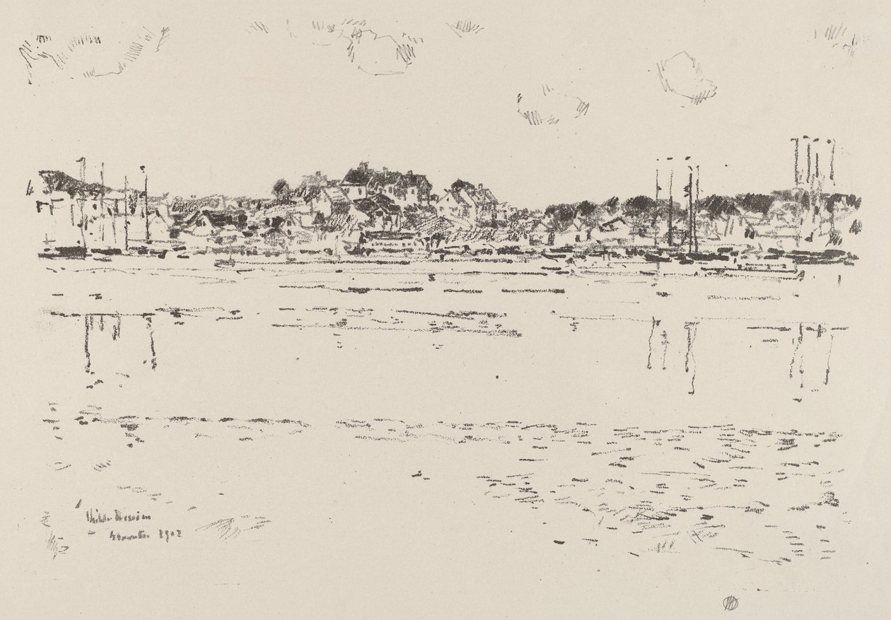 Wewnętrzny port autorstwa Childe Hassam