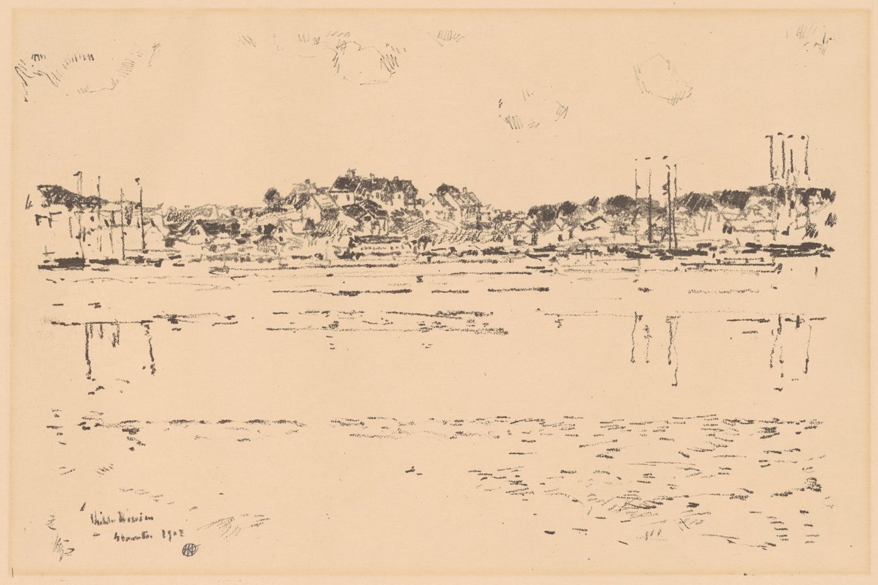 Wewnętrzny port autorstwa Childe Hassam