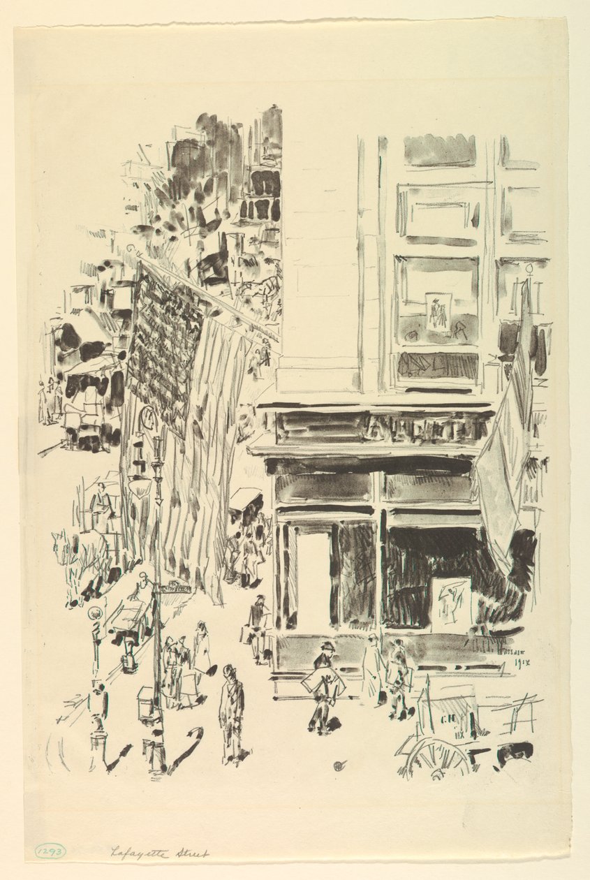 Ulica Lafayette autorstwa Childe Hassam