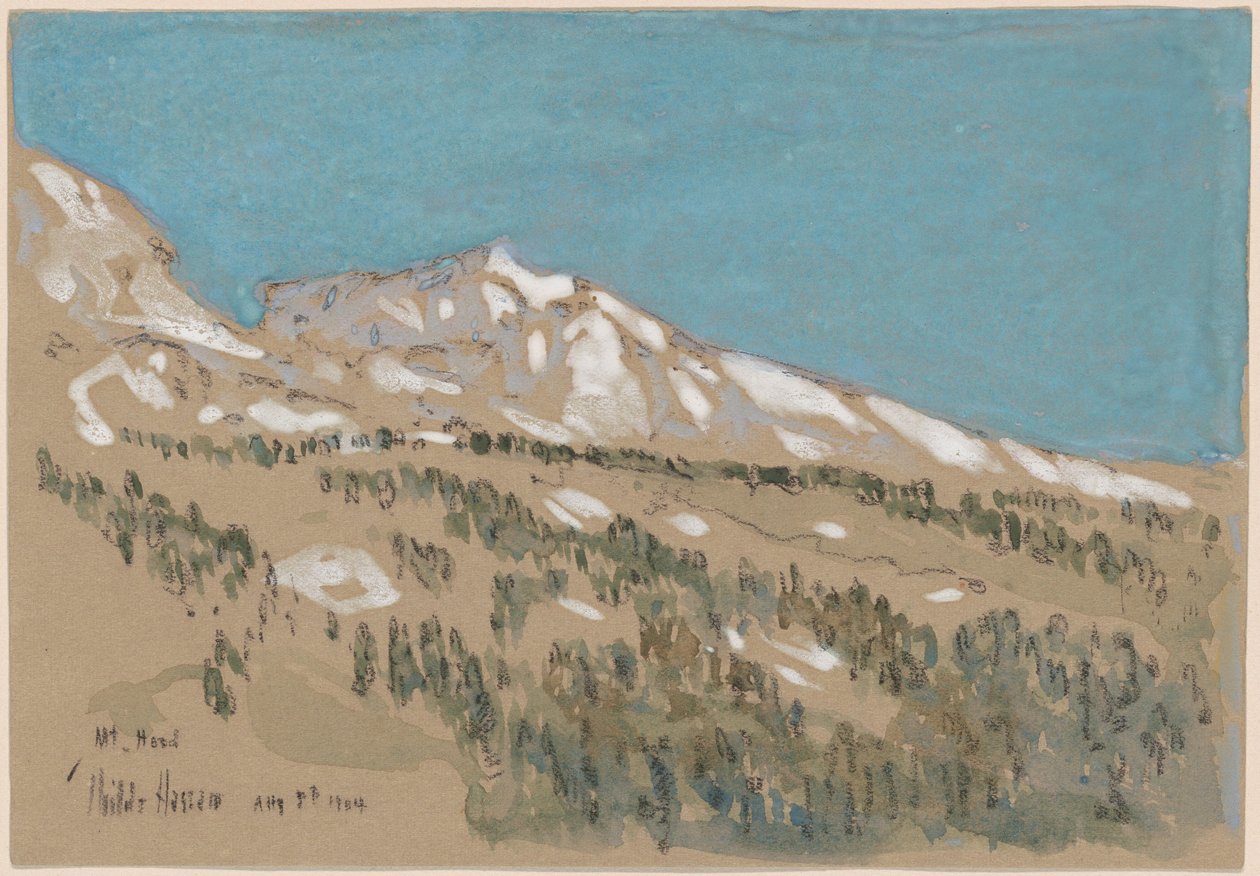 Mount Hood, Oregon autorstwa Childe Hassam