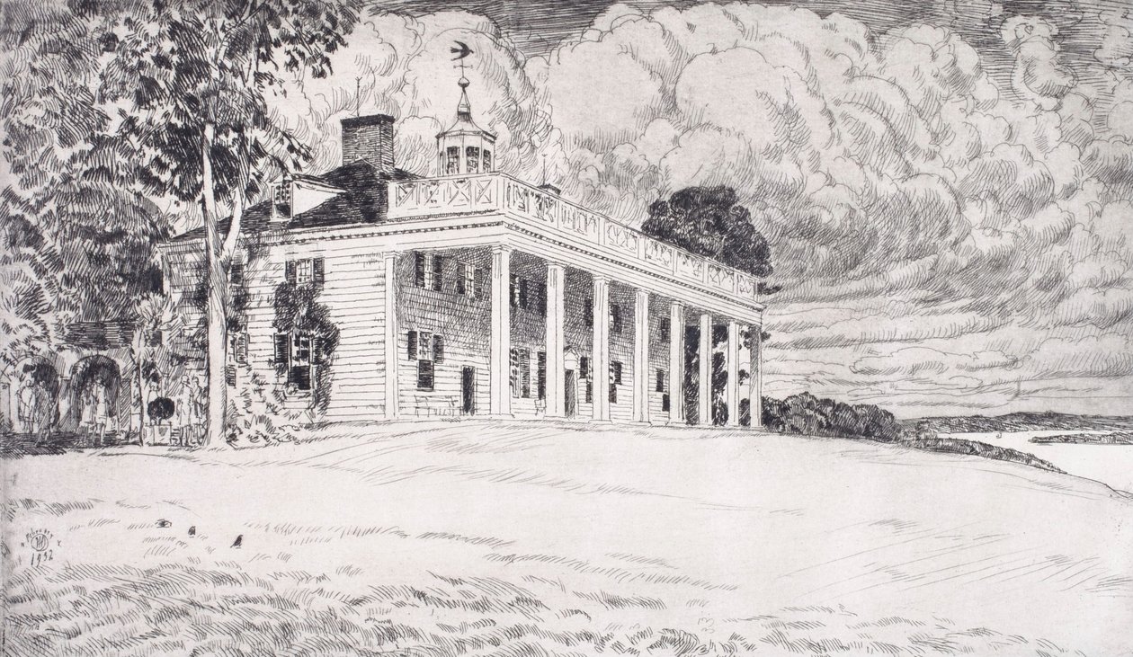 Mount Vernon autorstwa Childe Hassam